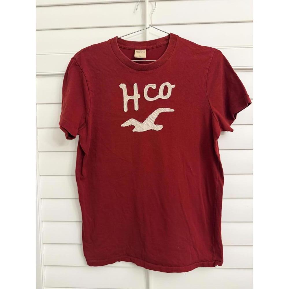 Y2K style Hollister California HCO red shirt size Large
